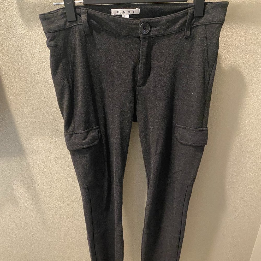 CAbi Statement Cargo Ponte Skinny Pants